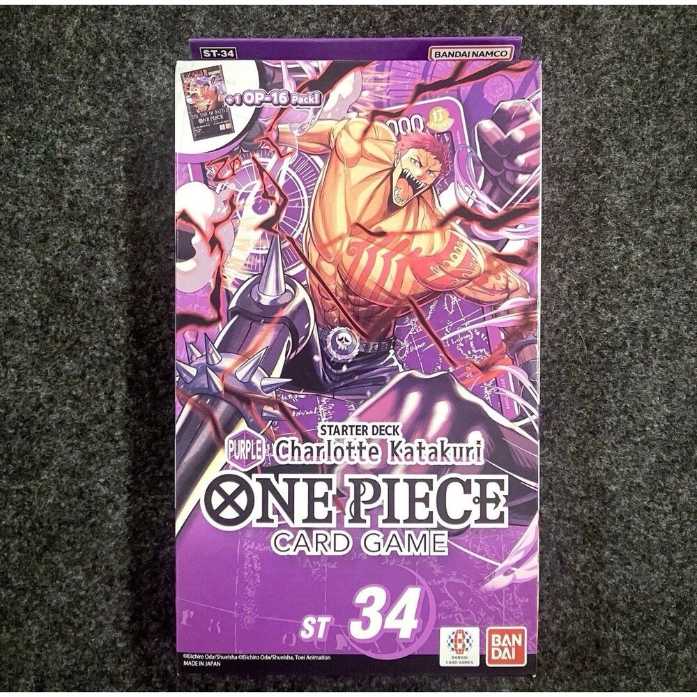 One Piece Card Game Starter Deck Purple Charlotte Katakuri ST-34